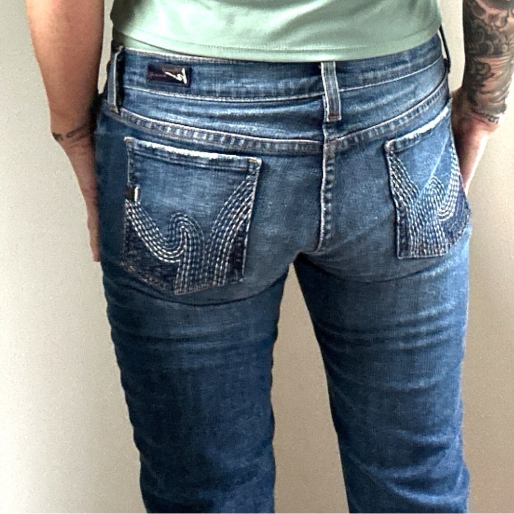 Citizens of Humanity Willow Creek #98 low waist crop stretch jeans size 28